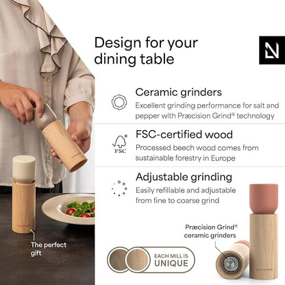 LARS NYSØM Wooden Salt and Pepper Grinder Set Manual - Image 2