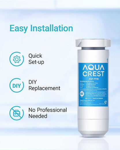 AQUA CREST XWF Replacement for GE® XWF, NSF Certified Refrigerator Water Filter - Image 7