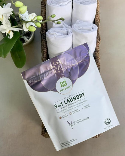 Grab Green 3-in-1 Laundry Detergent Pods, Lavender Vanilla Scent, Plant and - Image 10