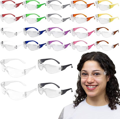 SAFE HANDLER Hyline Anti-Fog Color Safety Glasses Variety, Impact Resistant by BisonLife