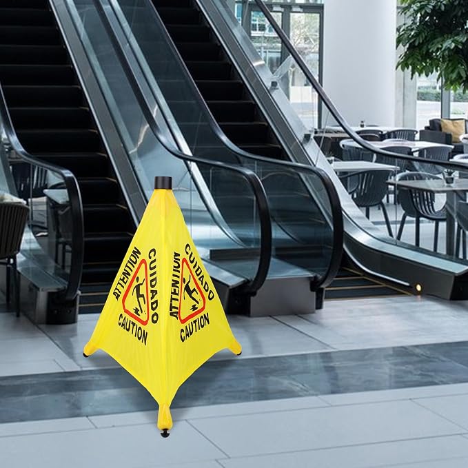 3 Pcs 20 inch Pop up Wet Floor Sign - Image 5