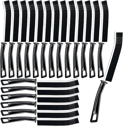 20 Pcs Crevice Cleaning Brush, Bathroom Gap Brush, Grout Cleaner Brush Hard by AcceLeah