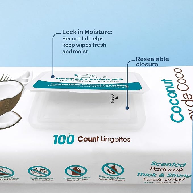 Best Pet Supplies Pet Wipes for Dogs - Image 4