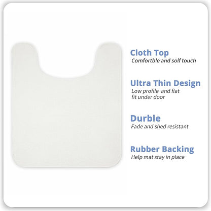 Toilet Rugs U Shaped Bathroom Rug, Machine Washable Non Slip Quick Dry Super - Image 2