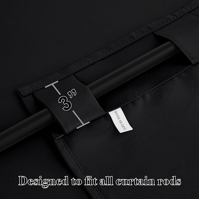 RYB HOME Bathroom Curtains Blackout - Image 2