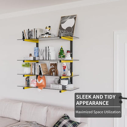 Lumber Storage Rack, Upgrade Cantilever Folding Lumber Rack Wall Mount - Image 4