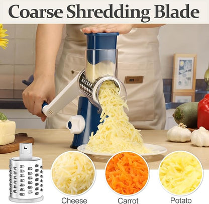 Cambom Rotary Cheese Grater Hand Crank Cheese Shredder - Image 4