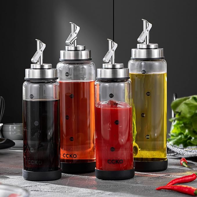 Glass Olive Oil Dispenser Bottle - Image 2