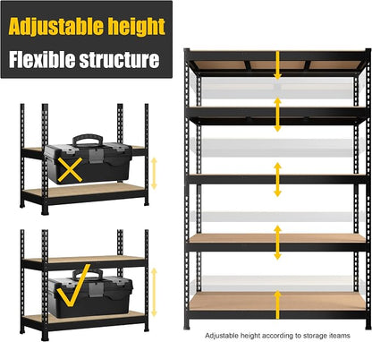 PrimeZone 8 Pack Heavy Duty Storage Shelves - Image 6