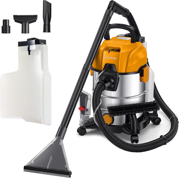 Shop Vacuum Wet and Dry, 6 Gallon 5.5 Peak HP, 3 in 1 Wet/Dry/Upholstery Shop by EXTRAFEIN