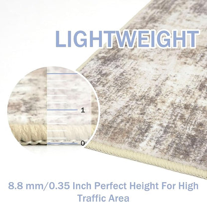 IOHOUZE Abstract Runner Rug 2x12 Ft Washable Runners - Image 5