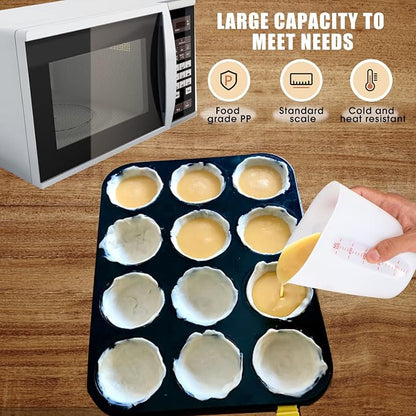 ZUYEE Silicone Measuring Cups Flexible Measure Melting Cups - Image 7