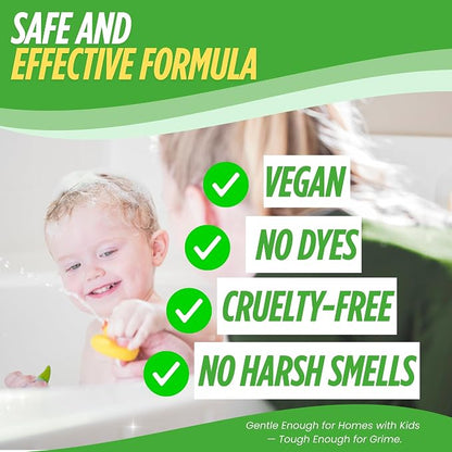 Oh Yuk Tub and Tile Cleaner – Concentrate Refill Makes 4 Bottles | Dissolves - Image 6