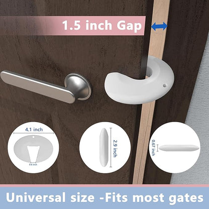 Silicone Door Pinch Guard and Door Slam Stopper, Durable Finger Pinch Guard - Image 5