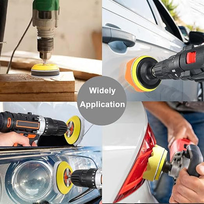 3 Inch Sanding Disc Drill Polishing Kit Sanding Attachment, Backing Pads - Image 5
