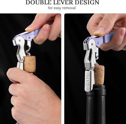 HYZ 2-Pack Wine Opener Waiter Corkscrew, Professional Wine Key - Image 4