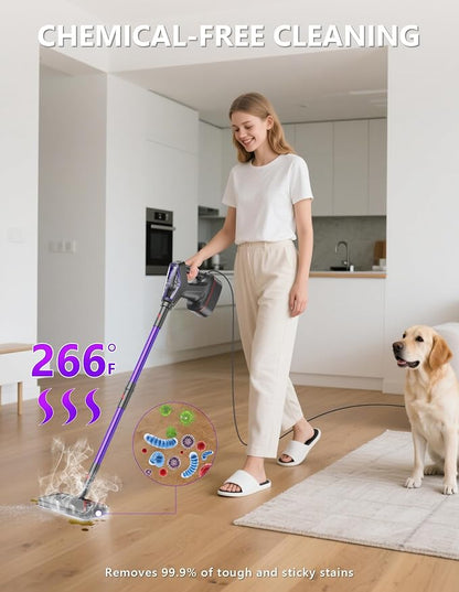 Steam Mop for Floor Cleaning, Heavy Duty 29-in-1 Steam Cleaner for Home - Image 3