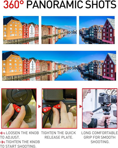 IFOOTAGE Cobra 3 Monopod with Pedal C180F-P with Fulid Head K5S,Carbon Fiber Monopod for Camera,DSLR,Minipod Base-P Pedal Lock Design Tripod,Payload up to 17.6lbs/8KG,Max. Height 71"/180cm