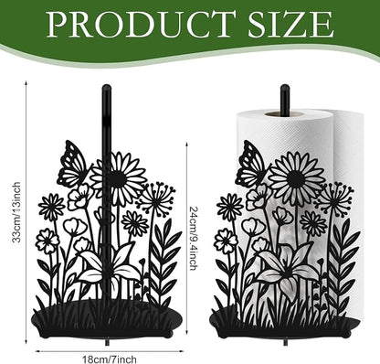 Wildflower Kitchen Countertop Paper Towel Holder Decorative Paper Towel Holder - Image 2