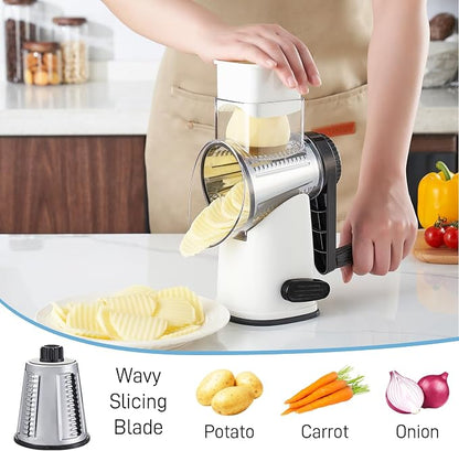 VEKAYA Rotary Cheese Grater Hand Crank - Image 5