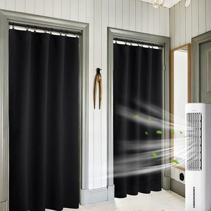 RYB HOME Blackout Curtains 84 inches Long 2 Panels Set by RYBHOME