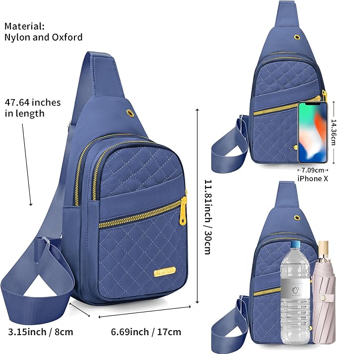 Small Sling Bag For Women Men Casual Crossbody Sling Backpack