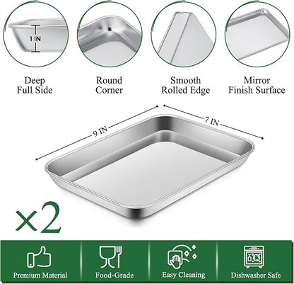 P&P CHEF 9 Inch Toaster Oven Pan - Image 2