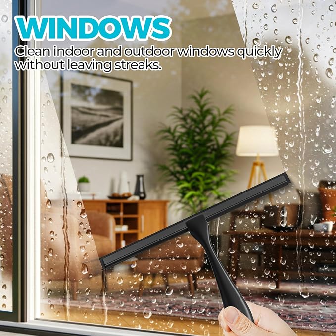 2PACK 12-Inch All-Purpose Shower Squeegee - Image 5