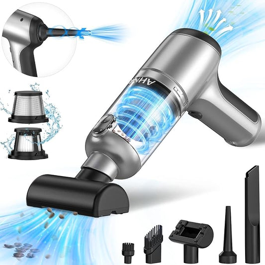 AHNR Handheld Car Vacuum Cleaner Cordless by AHNR