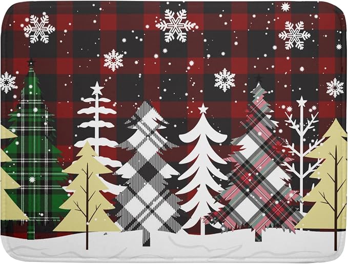 Merry Christmas Dish Drying Mat by Kawani