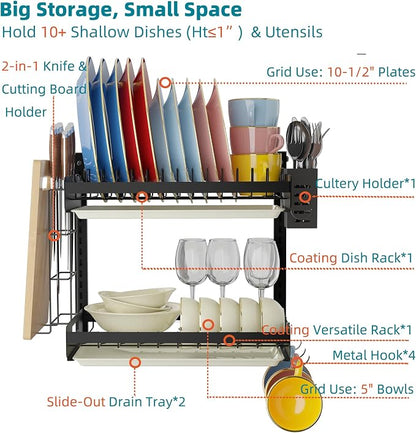 Hanging Wall Mounted Dish Drying Rack - Image 7