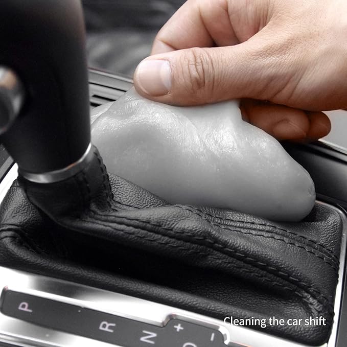 CLICK CLEAN Cleaning Gel for Car, 7oz Car Detailing Tools, Cleaning Putty Gel, Car Interior Cleaner Universal Dust Cleaner for Keyboard, Laptop, Air Vents