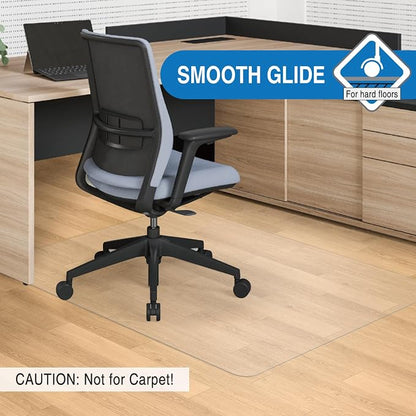 Clear Chair Mat, Easy Glide Desk Mat - Image 4