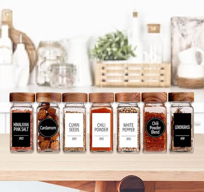 Churboro 24 Spice Jars with 547 Labels - Image 2