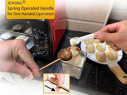 JETKONG Baker's Dusting Wand for Sugar, Flour and Spices, Stainless Steel - Image 4