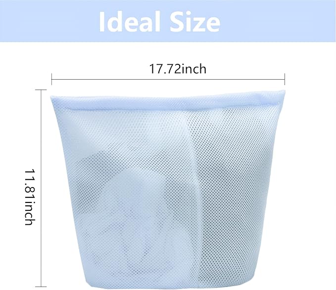 laundry bag with handles mesh laundry bags washing machine laundry totes travel - Image 2