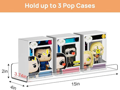 upsimples 10 Pack Acrylic Shelves Wall Organizer and Storage, Toy Cars - Image 3