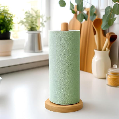 KitchLife Wooden Paper Towel Holder Countertop, Fits Jumbo Roll - Image 6