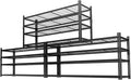 Storage Shelves Heavy Duty 3 PCS, 60"L x 24"W x 60"H Garage Wire Shelving Unit Loads 2640LBS, 4-tier Adjustable Metal Industrial Utility Shelf Rack for Kitchen, Laundry, Pantry, Warehouse, Basement