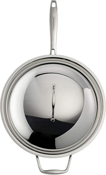 Tramontina Signature Tri-Ply Clad Stainless Steel 12.5-Inch Wok - Image 3