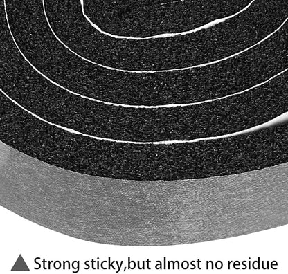 2 Rolls 1/2 Inch W 1/4 T Weather Stripping Air Conditioner Open Cell Foam Seal - Image 2