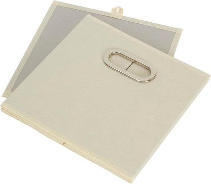 Household Essentials 82-1 Foldable Fabric Storage Bins | Set of 6 Cubby Cubes - Image 5