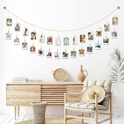 8 Feet Wooden Beads Garland by Yudarte