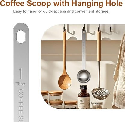 2PCS Coffee Scoop Spoons, 15ML Stainless Steel Measuring Spoons - Image 4