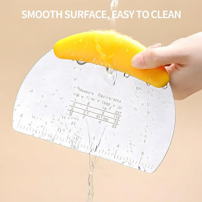 2pcs Semicircular Bench Scraper Cutter, Pastry Scraper - Image 6