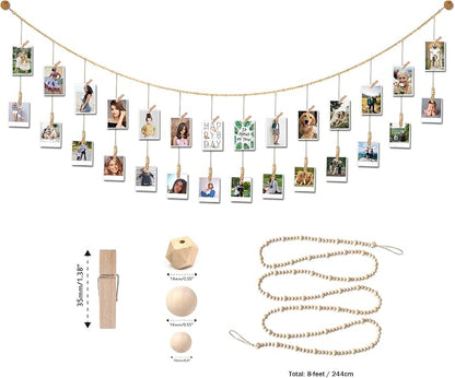 8 Feet Wooden Beads Garland - Image 2