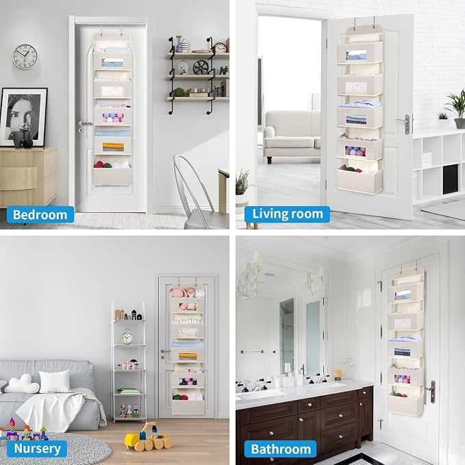 5-Shelf Over The Door Hanging Organizer - Image 3