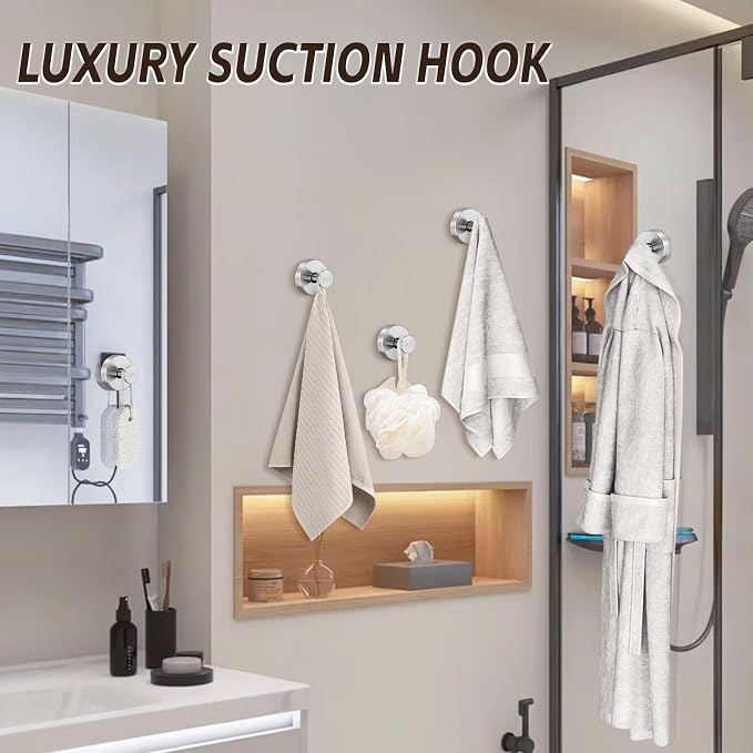 Reusable Heavy Duty Suction Cup Hooks - Image 2