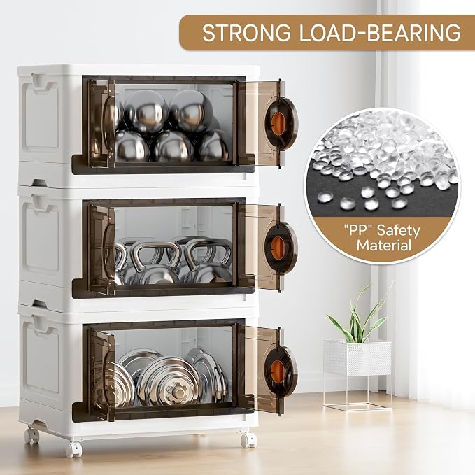 JEKO&JEKO 249Qt Lockable Stackable Storage Bins - Image 4
