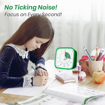 Yunbaoit Visual Timer with Protective Case, Dinosaur Disk 60 Minute Countdown - Image 6